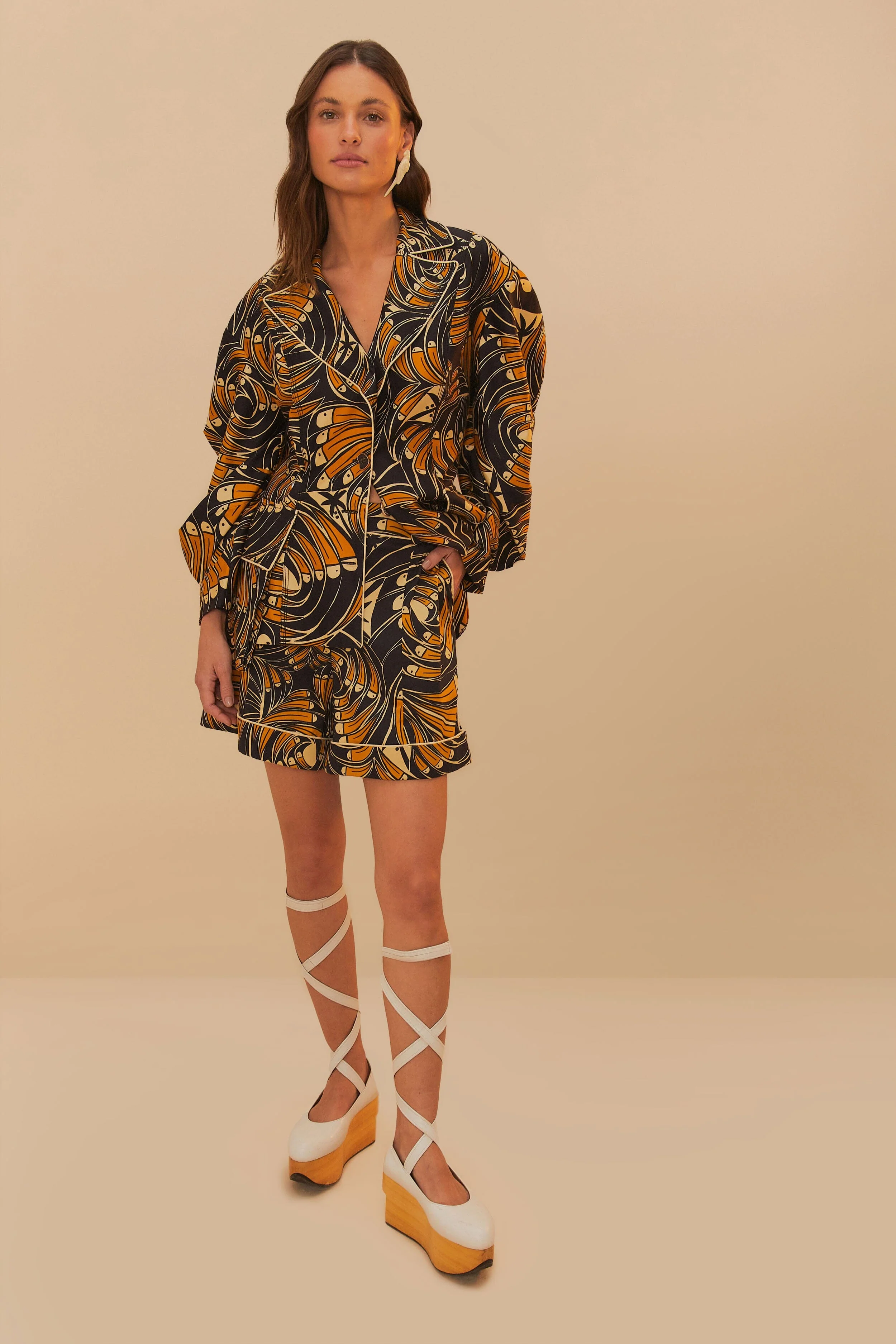 BlackToucan Spirals Shorts
