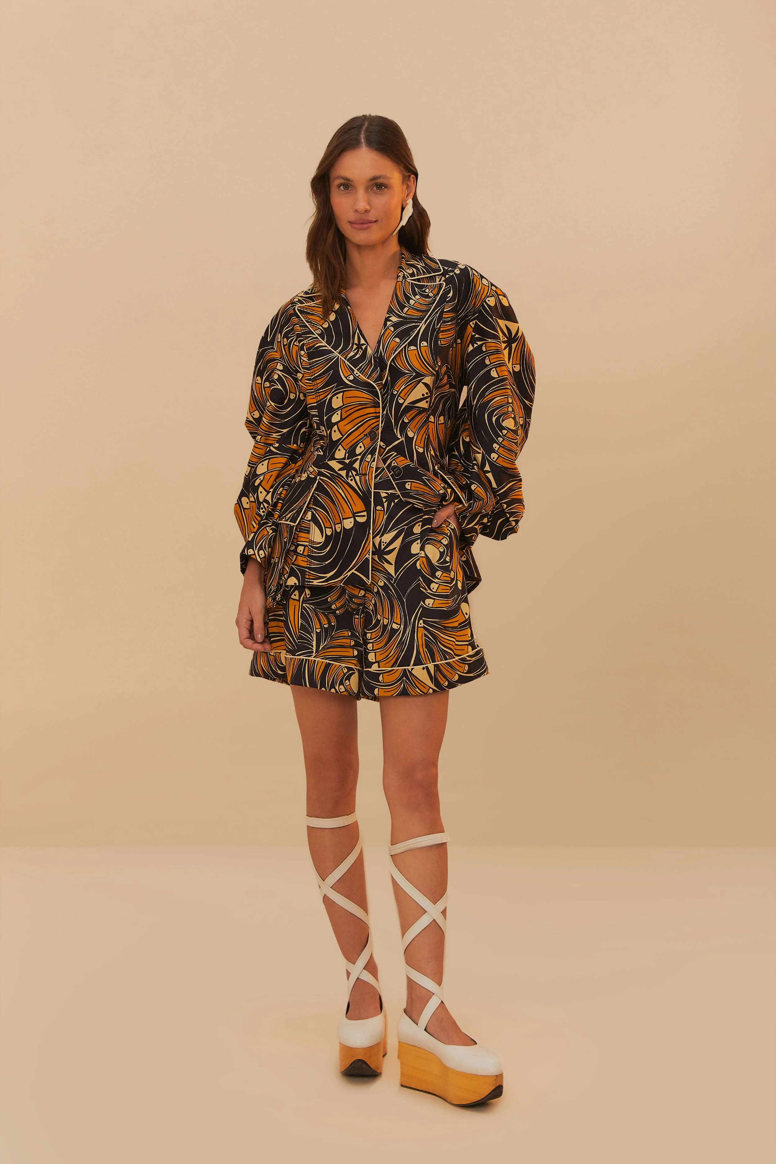BlackToucan Spirals Shorts - Image 3