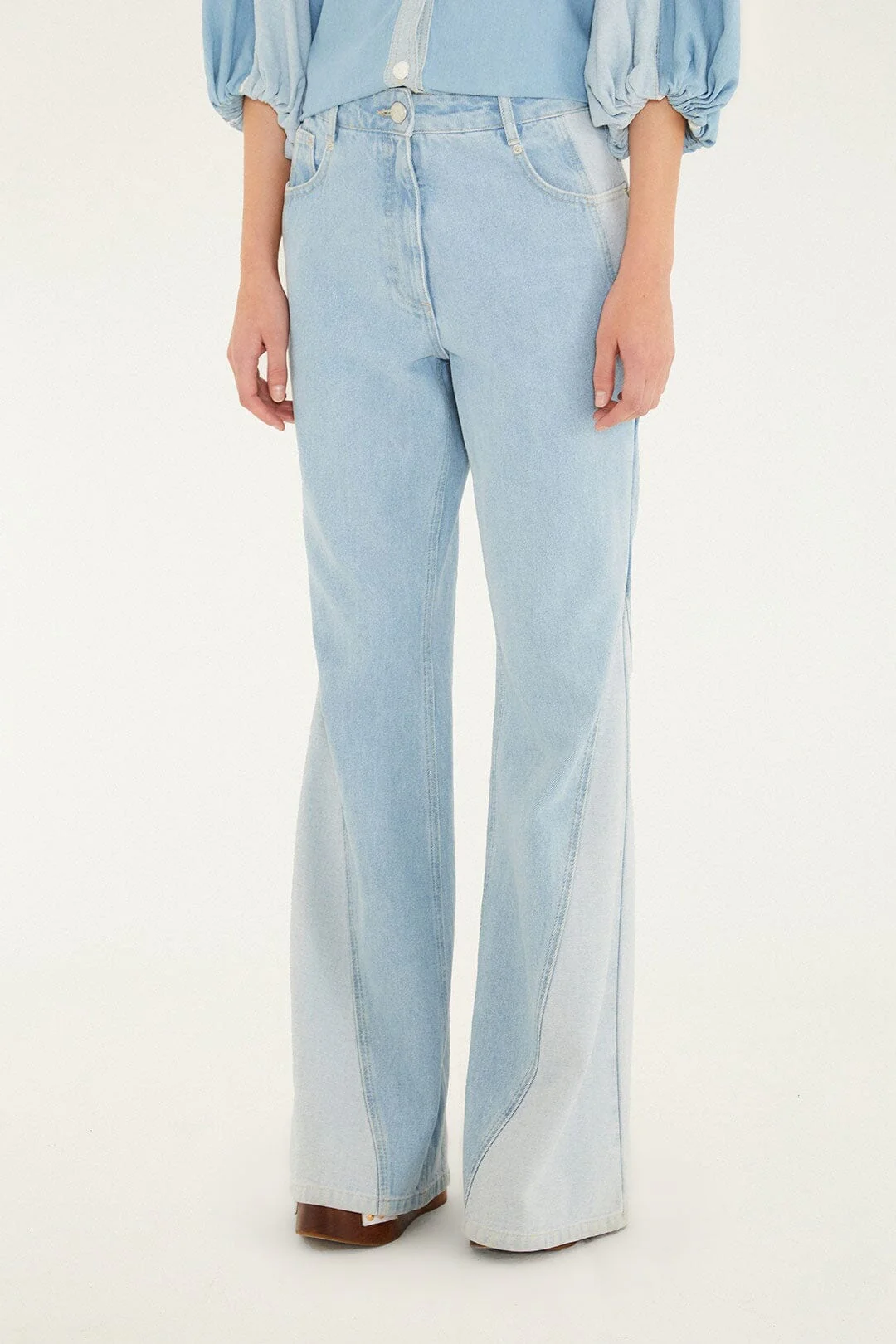Denim Tree Light Colors Pants - Image 2
