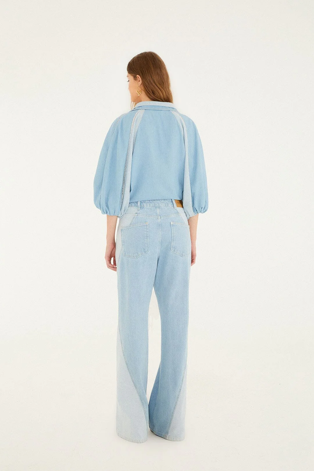 Denim Tree Light Colors Pants - Image 3