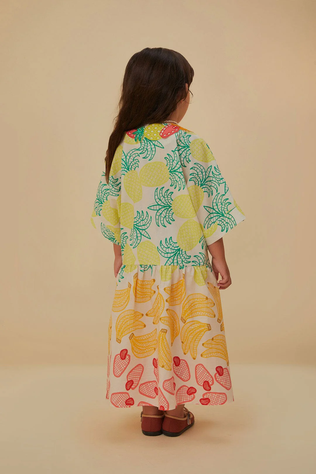 Tropical Fruits Kids Dress - Image 5