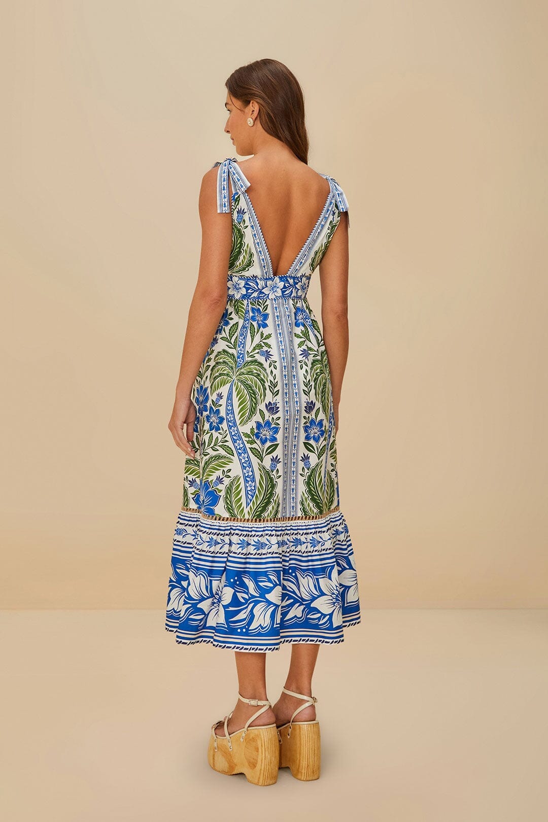 Off-White Tropicance Organic Cotton Midi Dress - Image 4