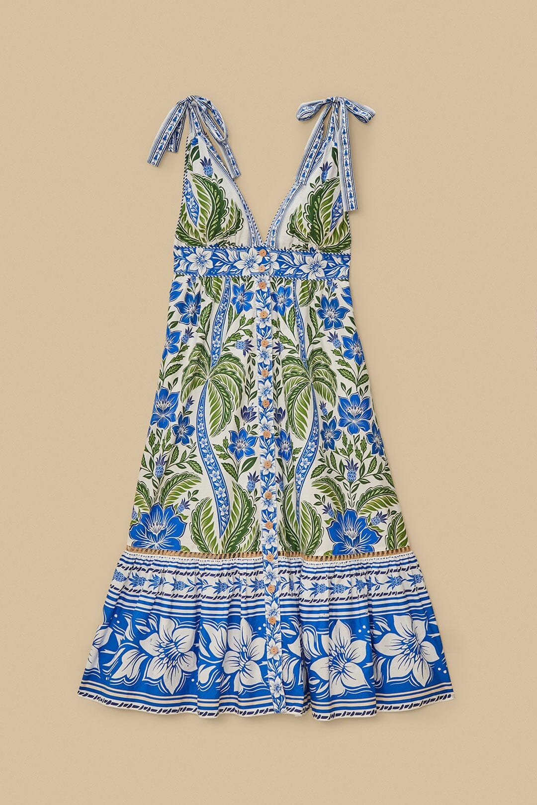 Off-White Tropicance Organic Cotton Midi Dress - Image 5