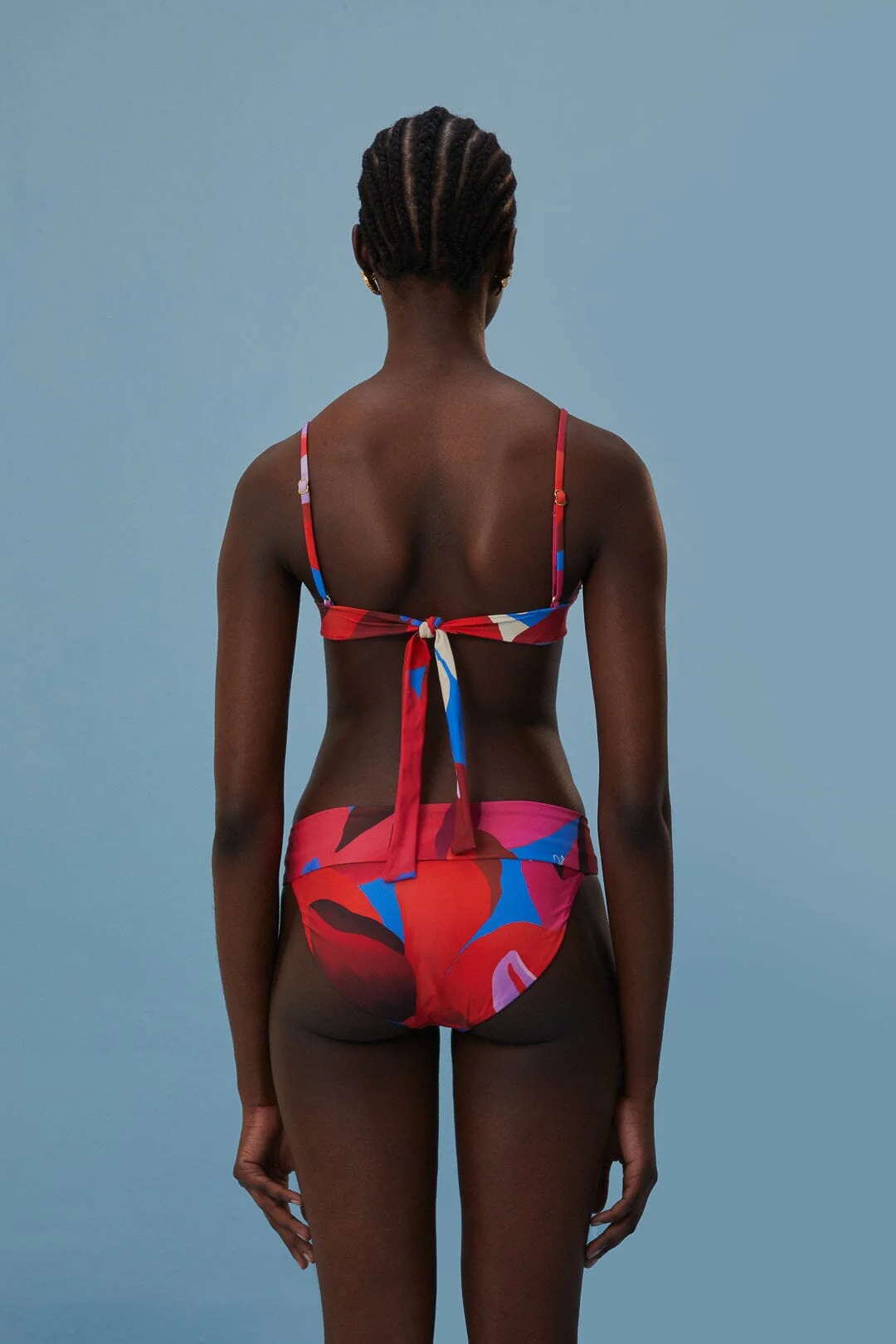 Watercolor Floral Bikini Bottom - Image 3