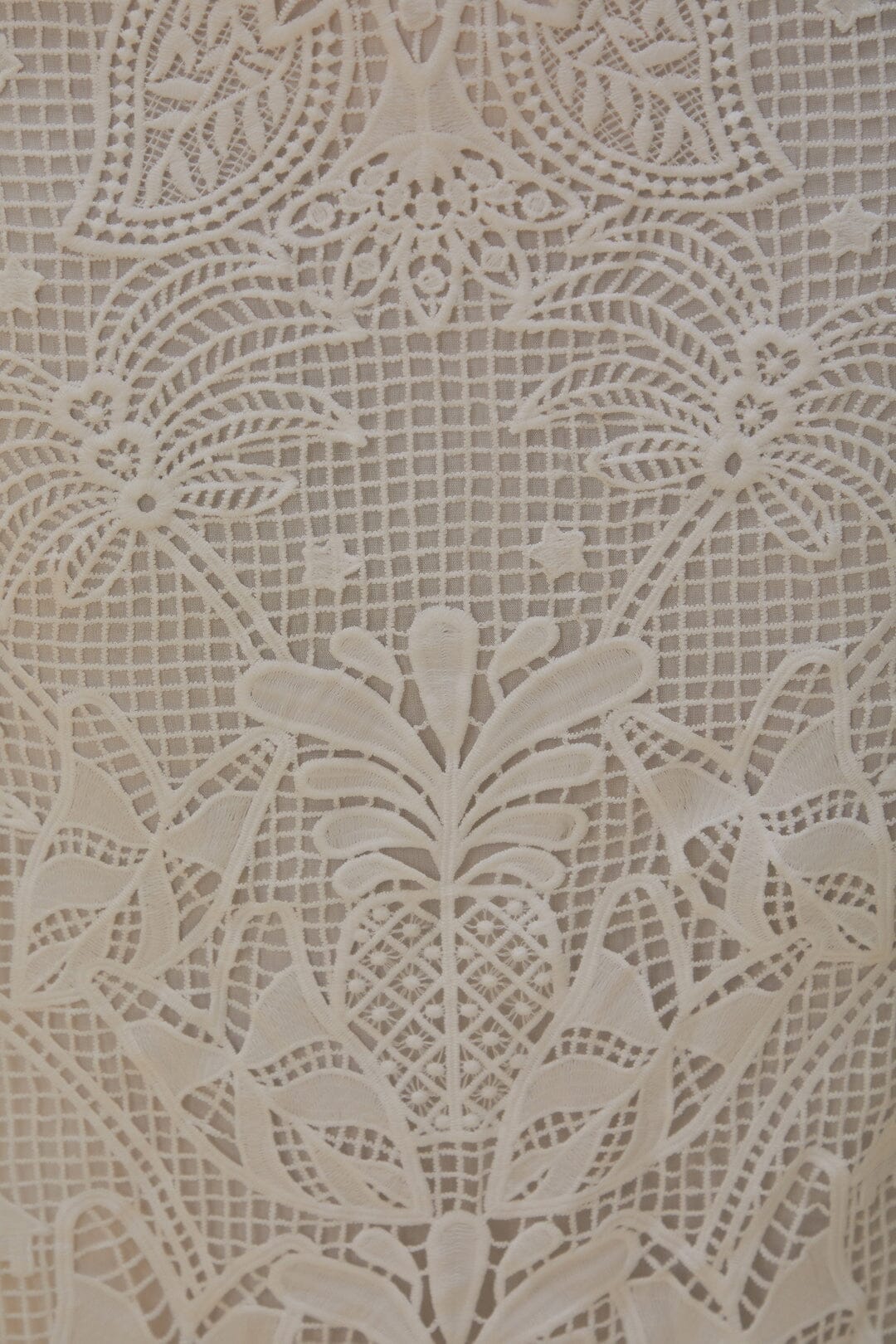 White Guipure Midi Skirt - Image 5