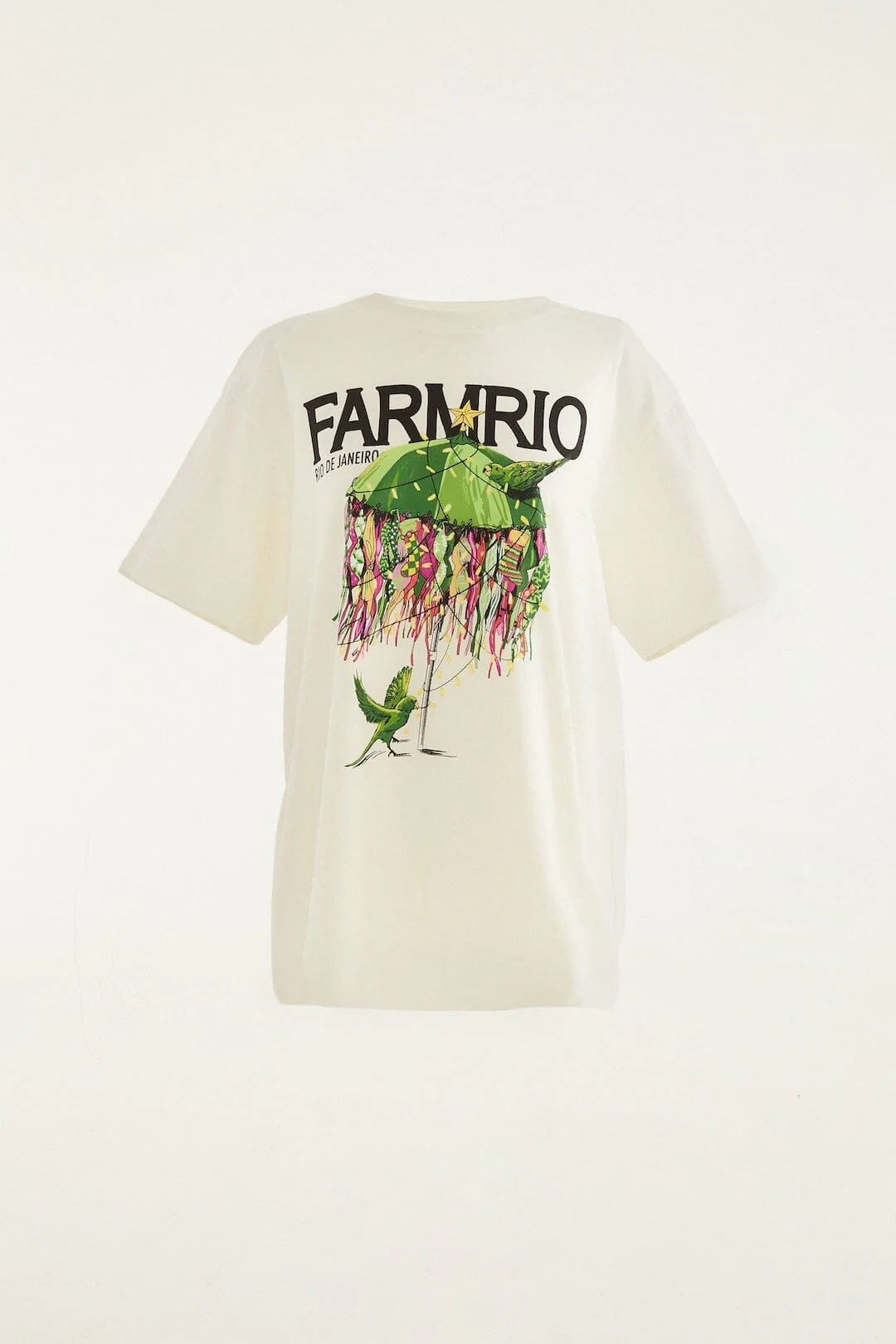 Off-White Xmas Bikinis Organic Cotton T-Shirt - Image 2