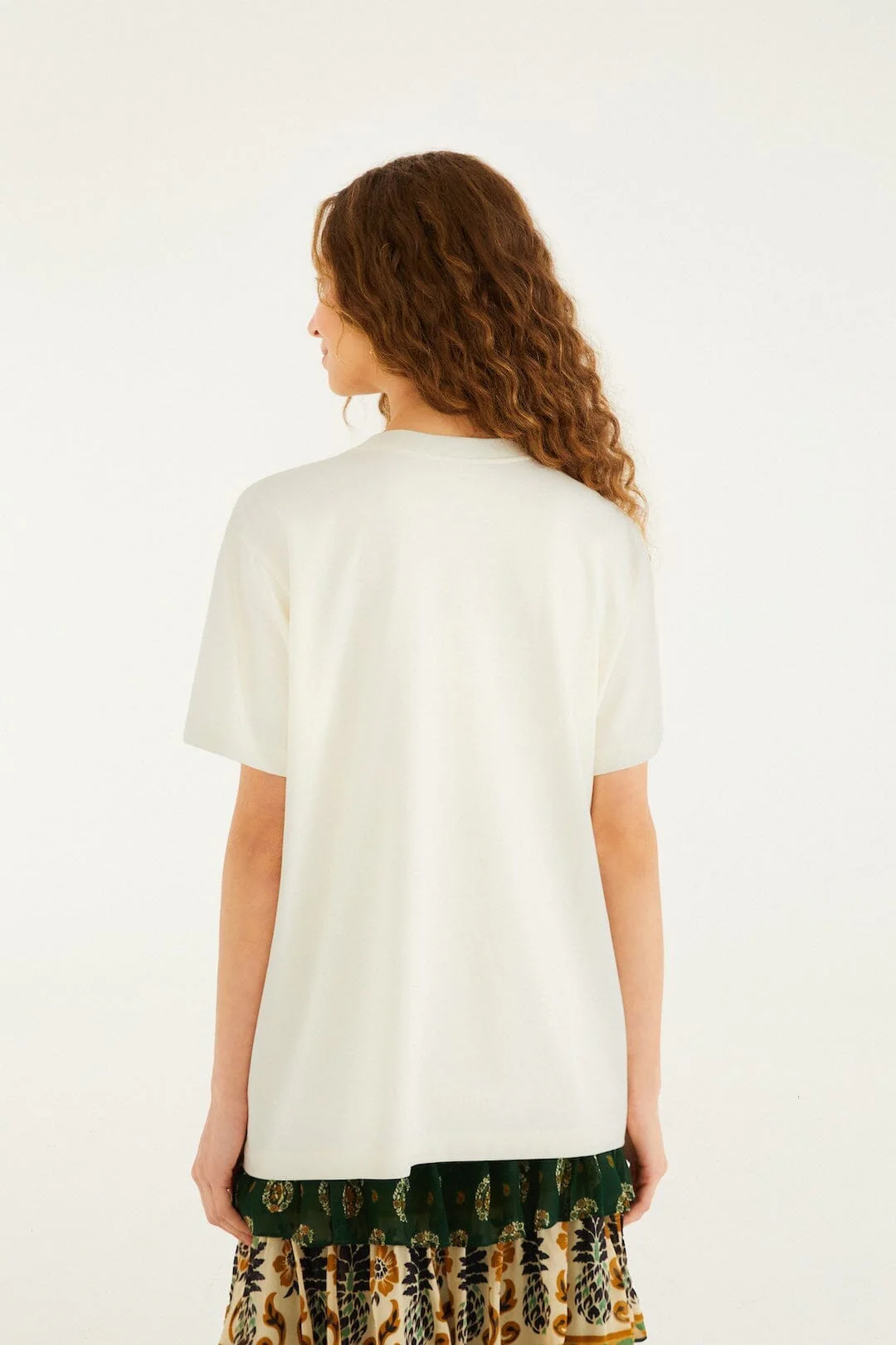Off-White Xmas Bikinis Organic Cotton T-Shirt - Image 4