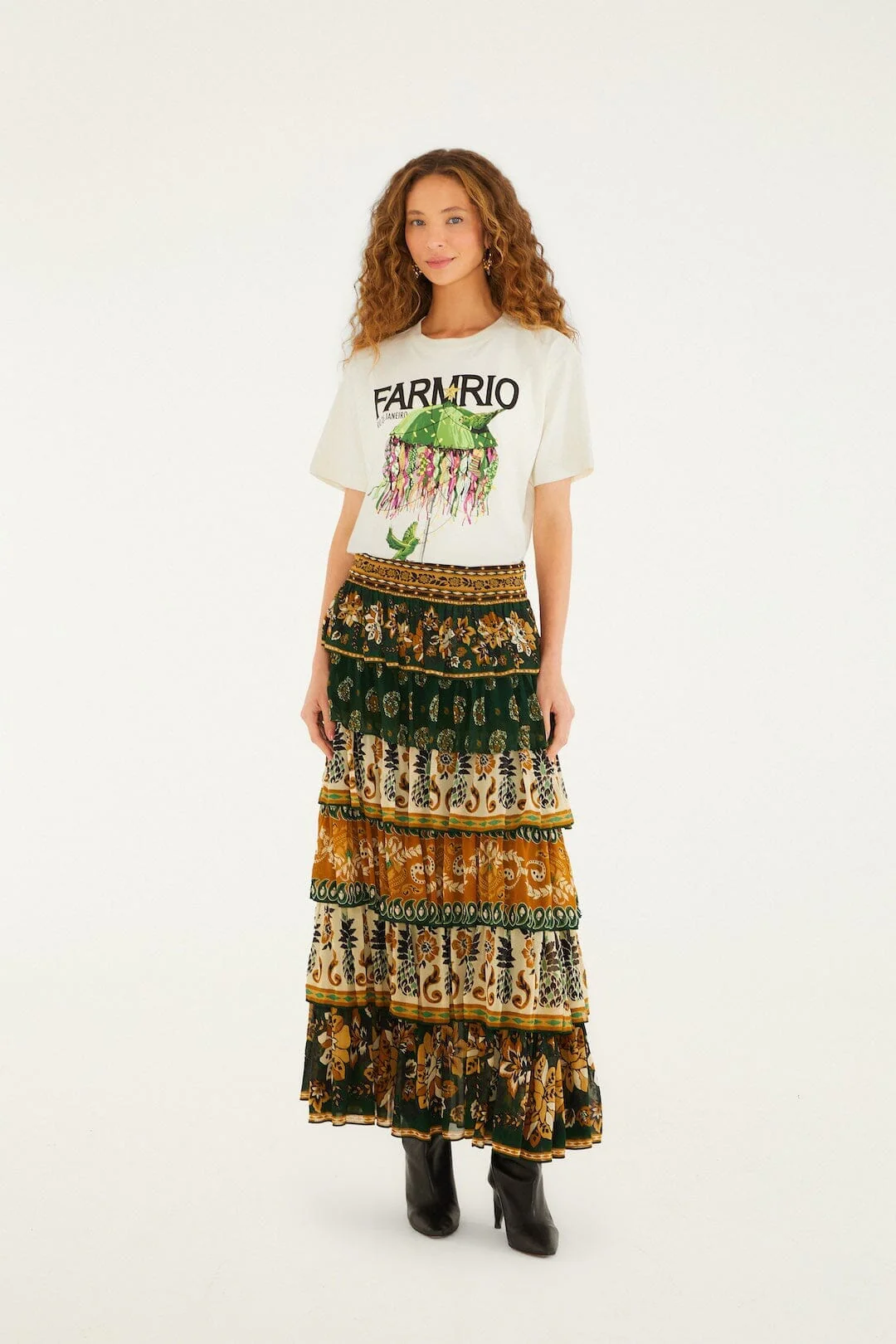 Off-White Xmas Bikinis Organic Cotton T-Shirt - Image 5