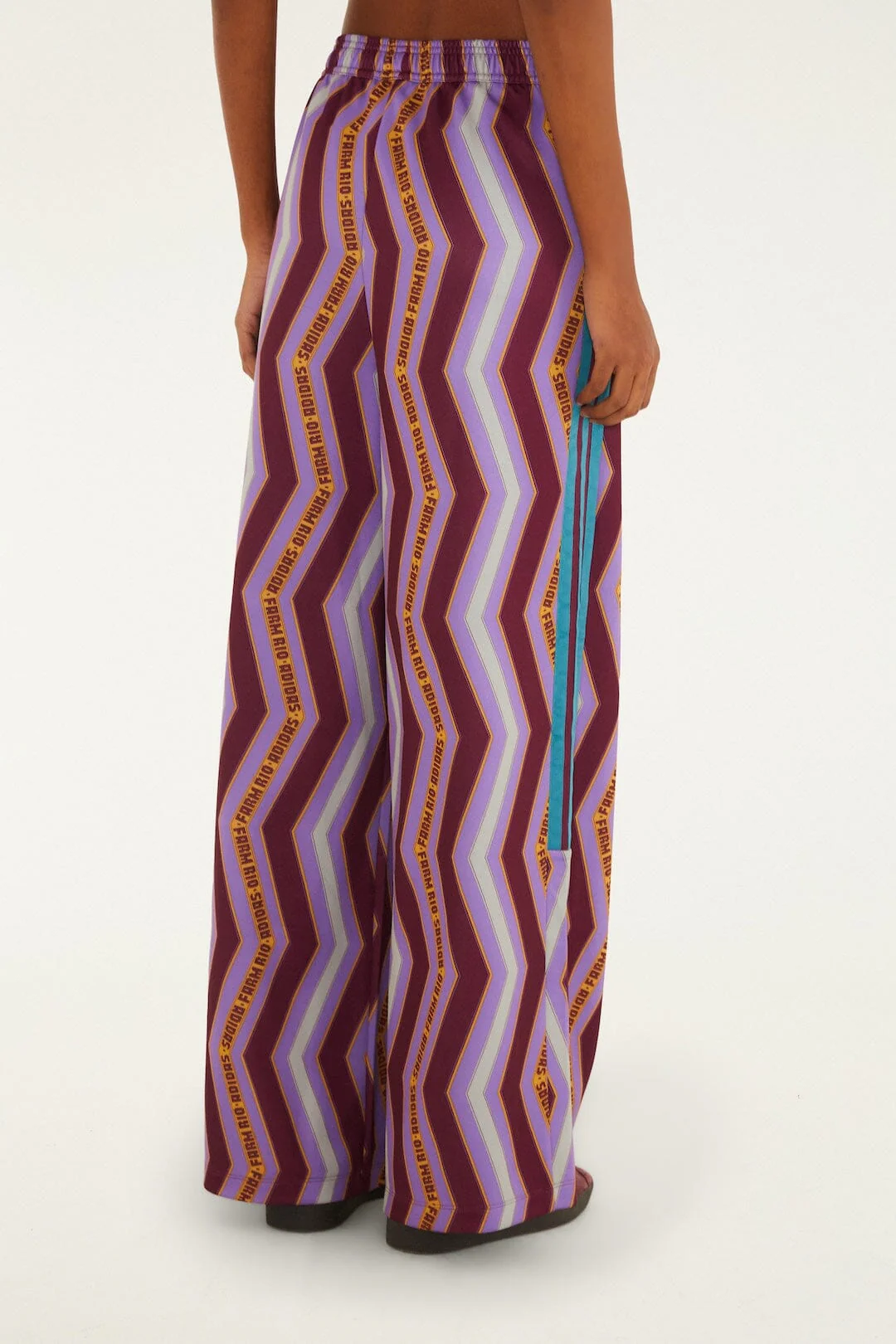 Zig Zag Stripes Lilac Adidas Tiro Pants - Image 3