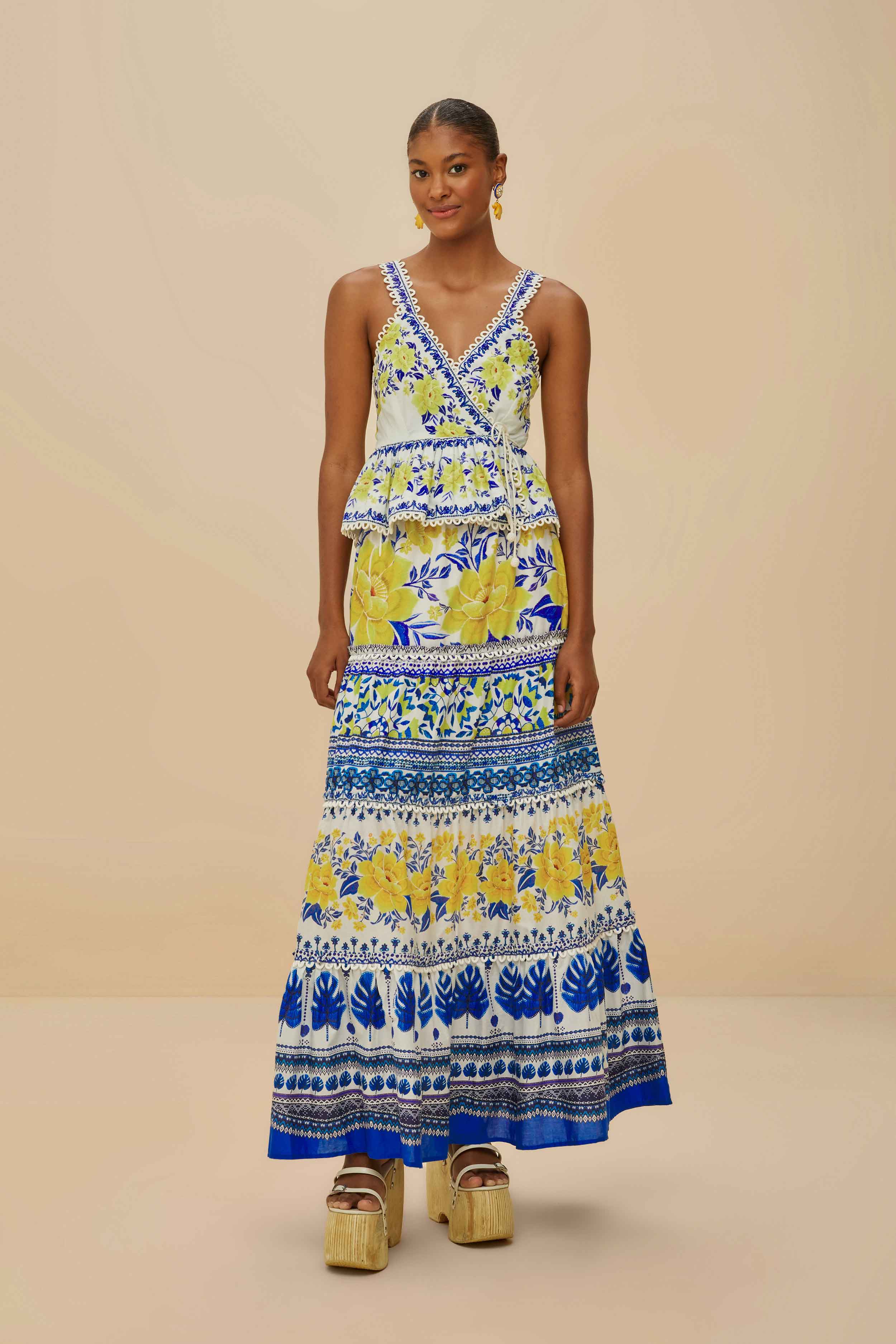 Off-White Zuli Low Rise Maxi Skirt