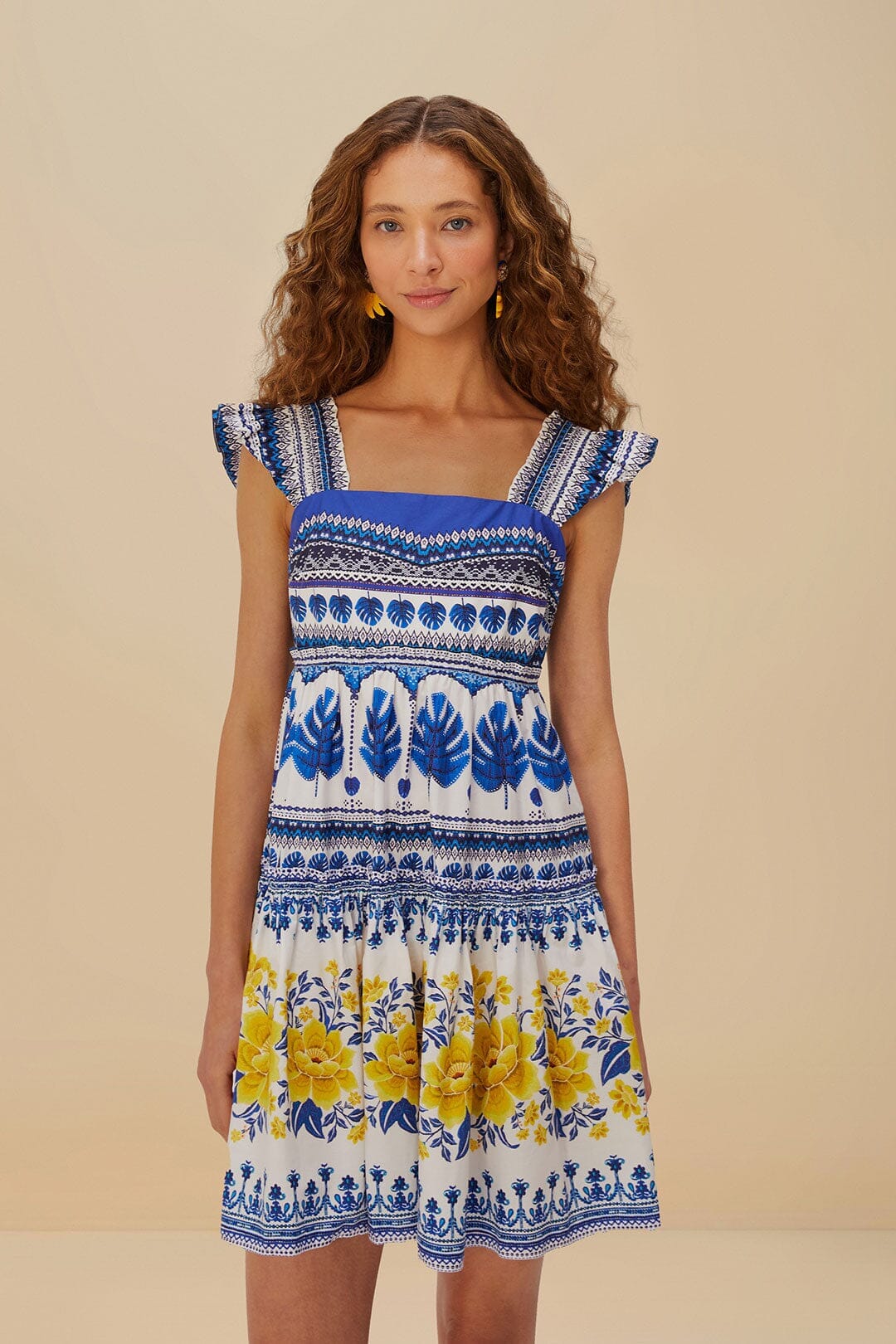 Off-White Zuli Organic Cotton Mini Dress